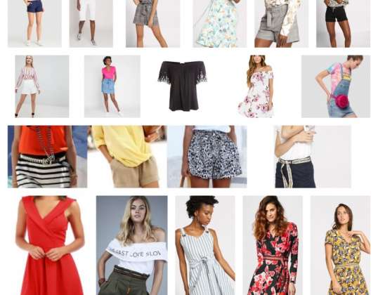 Sommarkläder Bundle LOVE MIX klänningar, blusar, byxor och mer