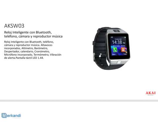 Smartwatch mit Bluetooth und Touchscreen-Uhr, WLAN, Handy