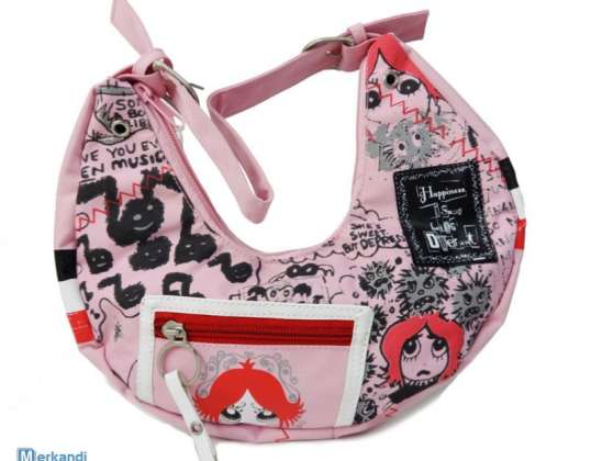Pink half moon Ruby Gloom kids bags
