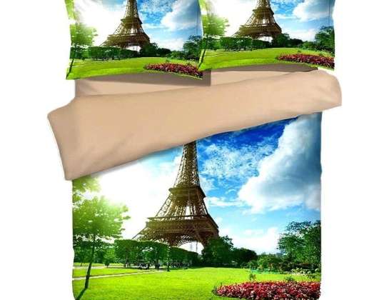 POŚCIEL 3D 200x220 BAWEŁNA KOMPLET 3cz