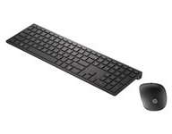 HP Pavilion 800 - Tastatur- und Mausset - drahtlos - Schweden - Jet Bla
