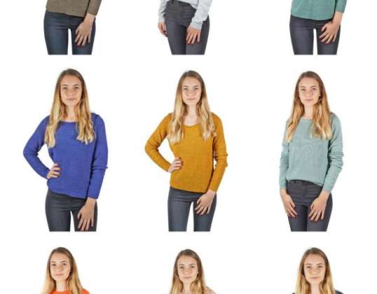 Damski sweter Vero Moda Sweter na drutach Mix Odzież Moda