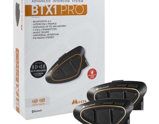 Midland BTX1 PRO, Hi-Fi, paquete doble