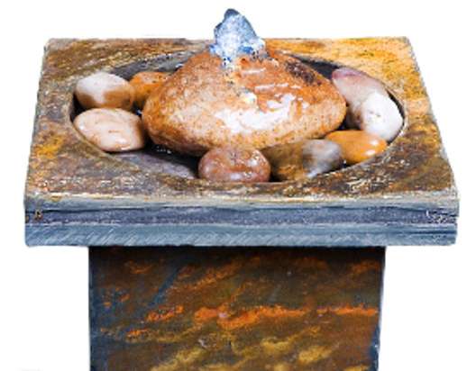 Indoor Fountain Slate YOKO Table Top Garden Switzerland
