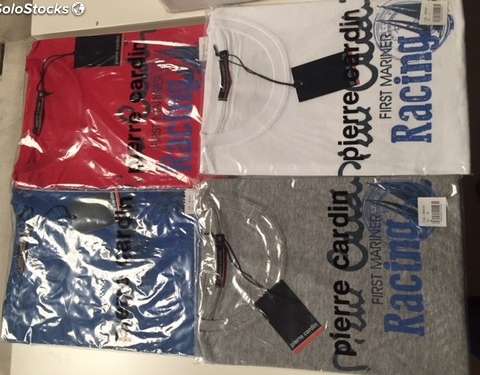 Engrossalg: Pierre Cardin T-shirts til mænd - forskellige farver og størrelser