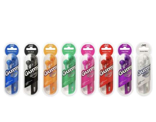 JVC Gumy Bass Boost Earphones - All Colours