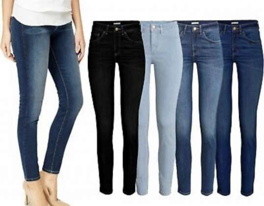 Femme New Ex Zara Femme Sand Wash Denim Spandex Jeans Pantalon