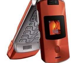 Cell Phones wholesale Motorola RAZR V3xx Orange (Rare)