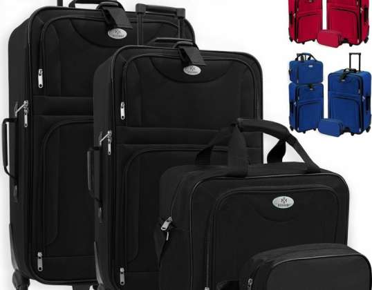 KESSER 4pcs Travel Case Set Case Set Trolley Suitcase Travel Bag