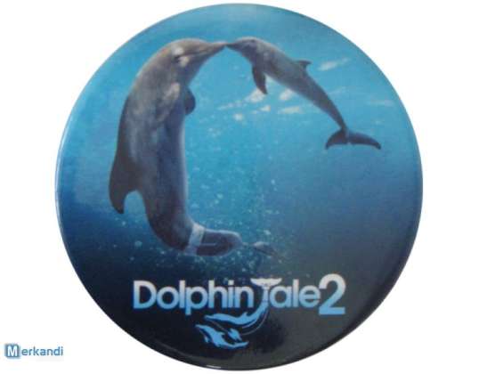 Insignes ronds badges film DALPHIN TALE 2