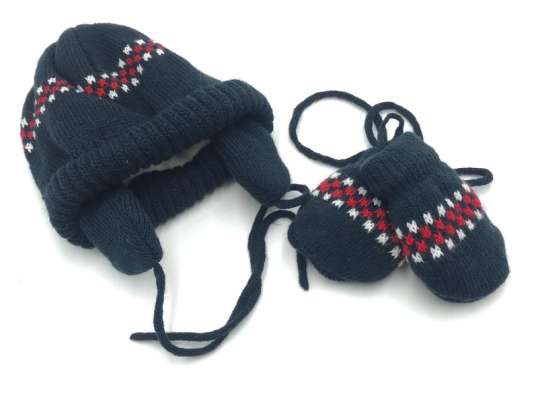 Baby Hat & Gloves Set - Autumn/Winter Collection