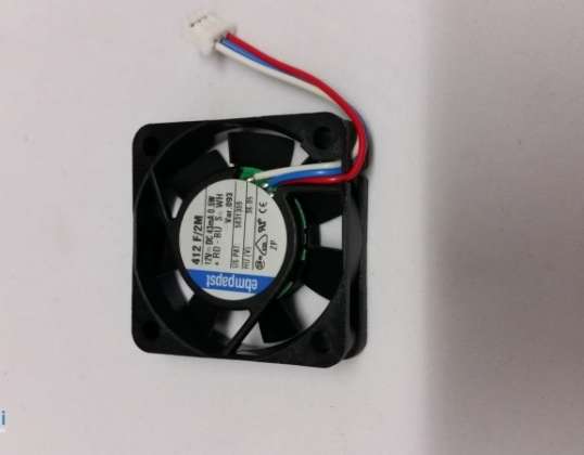 Wentylator EBM-Papst 412F / 2M-093 12V 43mA 0.5W 3kabel chłodzącego wentylatora 3cable
