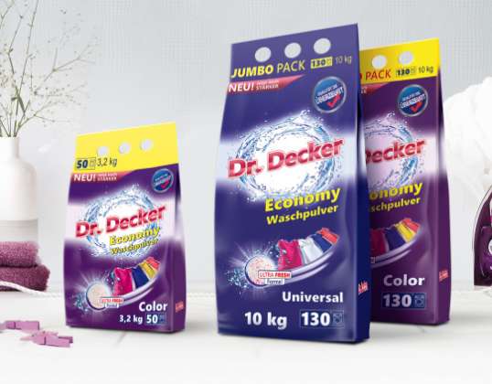 Productos químicos para el hogar Dr.Decker, detergentes en polvo, geles de lavado, líquidos