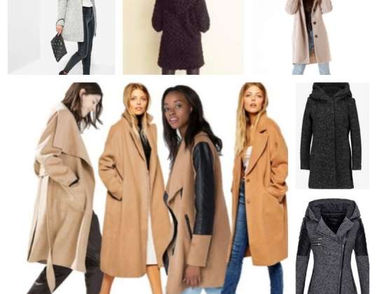 Női téli kabátok - színek