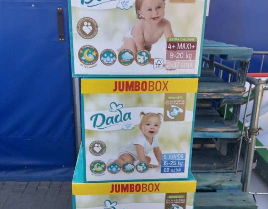 Stock diapers DADA extra soft BOX 4.4 +, 5