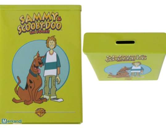 Boîtes de conserve tirelire Scooby Doo gadgets film