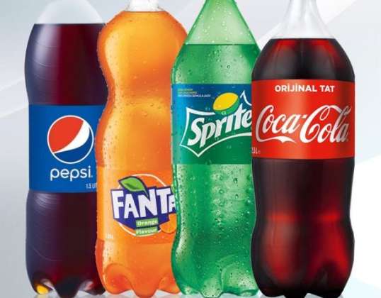 Coca Cola, Fanta, Sprite, Pepsi 1,5 L Īpašais vairumtirdzniecības piedāvājums