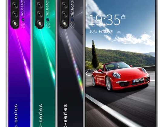 6.1 tommer helt nye 8+128G smartphones med tre bagkameraer