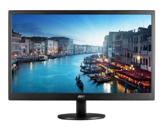 AOC 59,9 cm (23,6) e2470 Koło 16:09 VGA + 2xHDMI LED czarny 5ms E2470SWHE