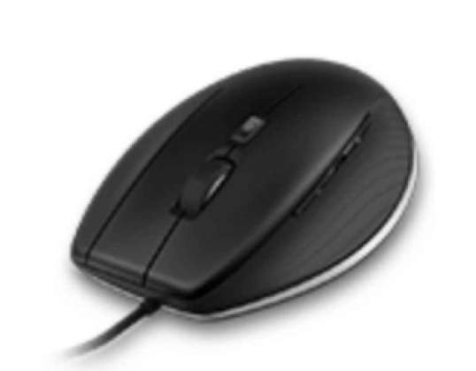 3Dconnexion Cadmouse Mouse USB Laser 8200 DPI right black 3DX-700052