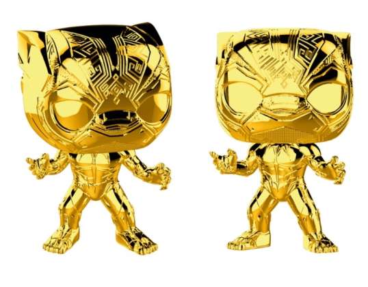 Pop! Marvel: MCU 10th Aniversary - Chromowana Czarna Pantera FUN33520