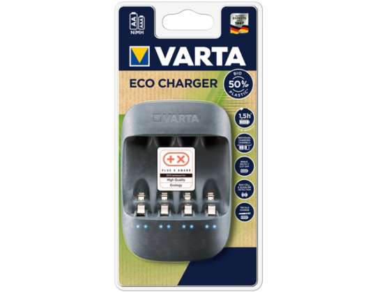 Varta Universal Chargeur Eco Batterie NiMH incl. 4x AAA 800mAh 57680 101 421