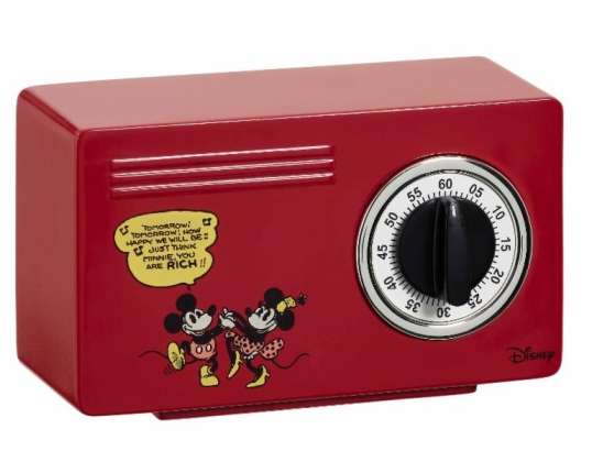 Disney Classic: Red Mickey og Minnie Kitchen Timer FUNUTDI05735