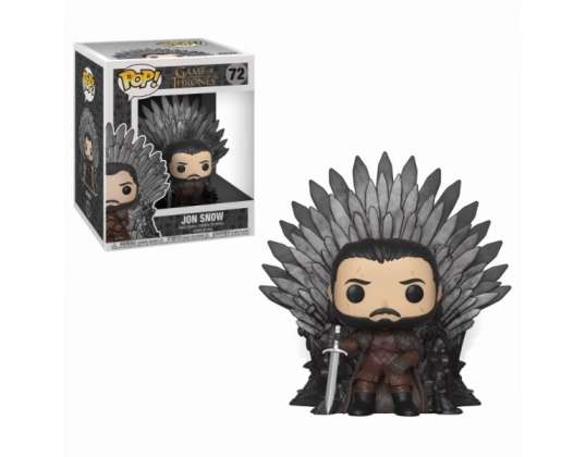 Pop! Deluxe: Game of Thrones - Jon Snow sitter på järntronen FUN37791