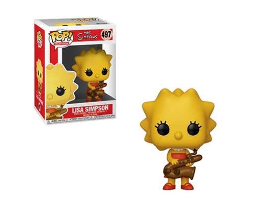 Pop! Dessins animés : Les Simpson - Lisa avec saxophone FUN33877