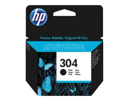 HP Ink 304 Drukas krāsas: melna N9K06AE
