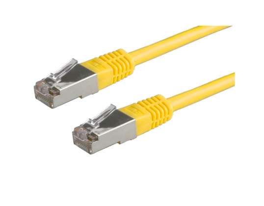 VALUE patch cable S / FTP Cat6 0.5m yellow 21.99.1322