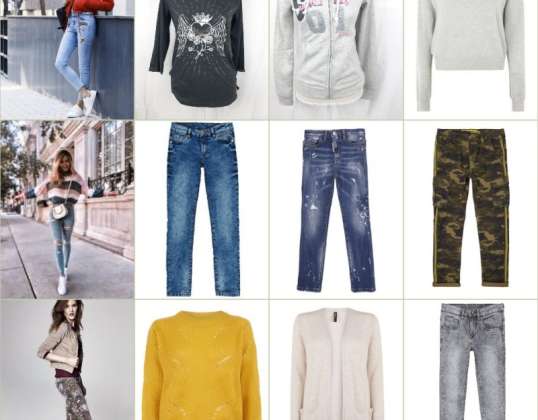 Női ruházat: pólók, nadrágok, pulóverek, pulóverek - őszi/téli kollekció