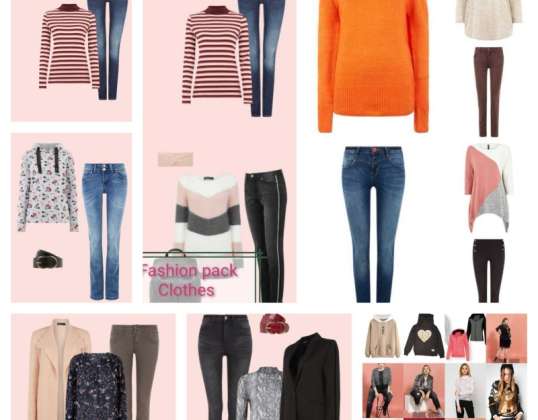 European Women's Fashion Autumn-Winter Bundle - Tendências exclusivas REF: 1309105