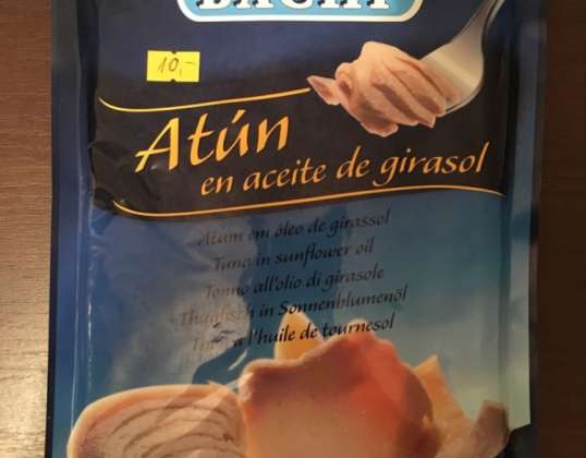 Tunfisk i solsikkeolje tilfelle 1 kg