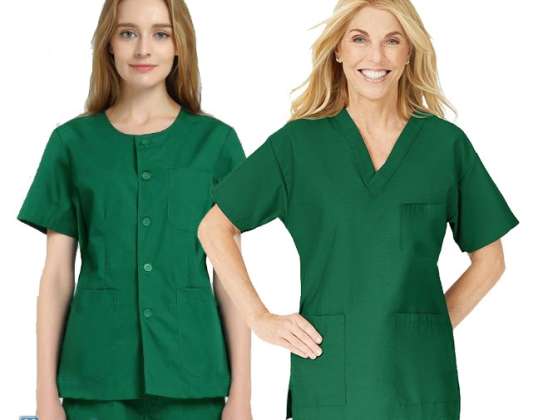 91 Stück Green Medical Scrubs Uniformen - Arbeitskleidung