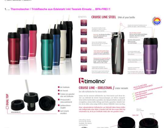 Thermobecher PREMIUM QUALITÄT von Timolino USA