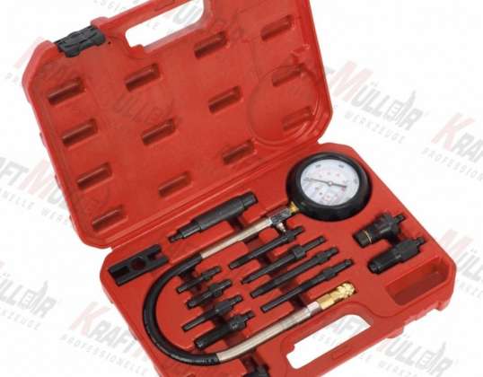 KRAFTMULLER, 16pc dieselmotor compressiedruk tester