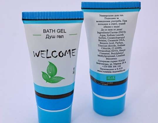 Gel de banho do hotel - stock de desalfandegamento por grosso