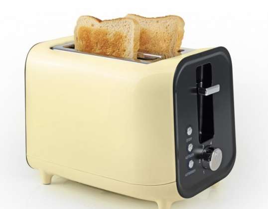 GOURMETmaxx Toaster 800W im Retro Style