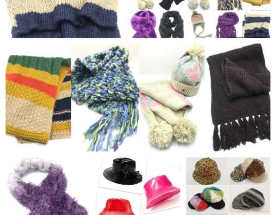 Balíček zimných doplnkov - šály, čiapky a rukavice pre Ujer, mužov a deti