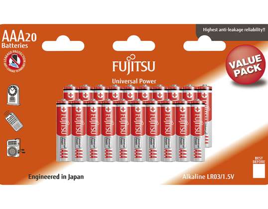 Batterie Fujitsu Universal PWR ReadyToUse 20pcs.AAA LR03(20B) FU
