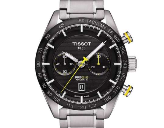 Tissot PRS 516 montre chronographe automatique T100.427.11.051.00 Nouveau produit!