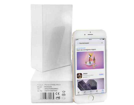 Apple iPhone 6 - Smartphone - 4G LTE - 16 GB - CDMA / GSM - 4,7 &quot;- 1334 x 750 pixlar (326 ppi) - Retina HD - 8 MP (1,2 MP främre kamera) - rymdgrå