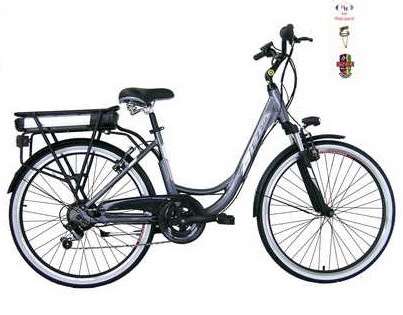 26 "E-BIKE OLANDA Elektrofahrrad Dame Großhandel, ALLOY FRAME MONOTUBO