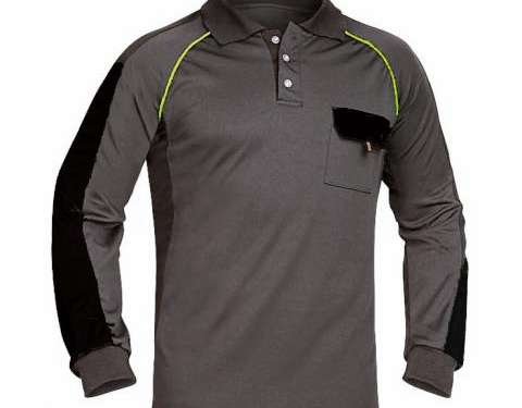 Polos grises de manga larga &#34;Joysa Cooldry&#34; para hombre