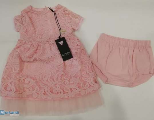Kinderbekleidung, Kinderbekleidung der Marke Guess, 100 Stück, 100 Kleidungsstücke, Video