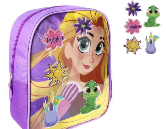 Tangled backpack with stickers 34 cm - 8427934182039