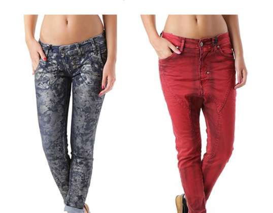 STOCK WOMAN&#39;S JEANS PANTS SEXY WOMAN F/W