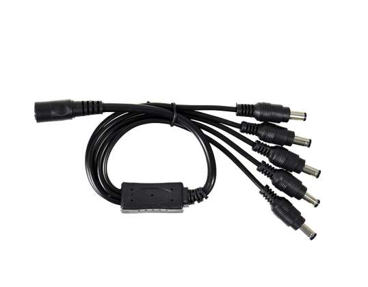 Splitter PNI 1x5 per alimentatore DVR e telecamere di sorveglianza