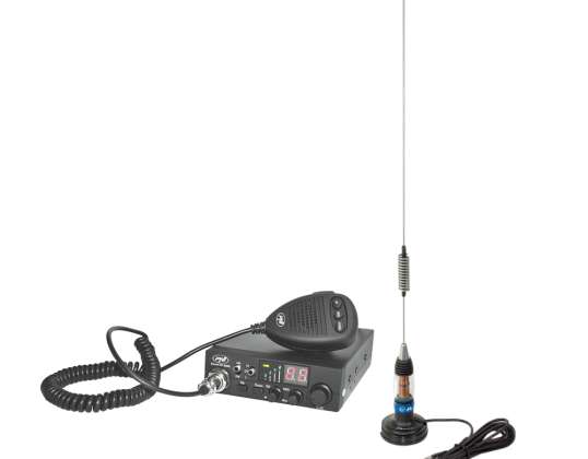 Kit Radioasema CB PNI ESCORT HP 8000L ASQ + antenni CB Midland LC59 c